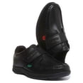 thumbnail image 5 of Kickers Reasan Strap Youth Single Hook And Loop Strap Shoes In Black Size 7, 5 of 6