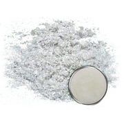 Mica Powder Pigment “Snowflake White” (25g) Multipurpose DIY Arts and Crafts Additive | Natural Bath Bombs, Resin, Paint, Epoxy, Soap, Nail Polish, Lip Balm (Snowflake, 25G)