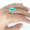 thumbnail image 4 of 925 Sterling Silver Ring Turquoise Handmade Jewelry, 4 of 10