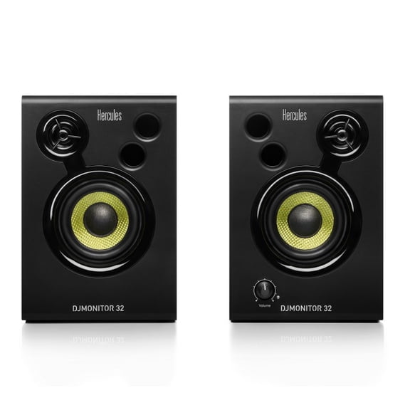 Hercules DJMonitor 32: 2 x 15 watts RMS active monitoring speakers