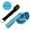 Blue, variant on NOBRAND Yoga Stretching Set, 2 Piece, With Door Anchor and Comfort Straps