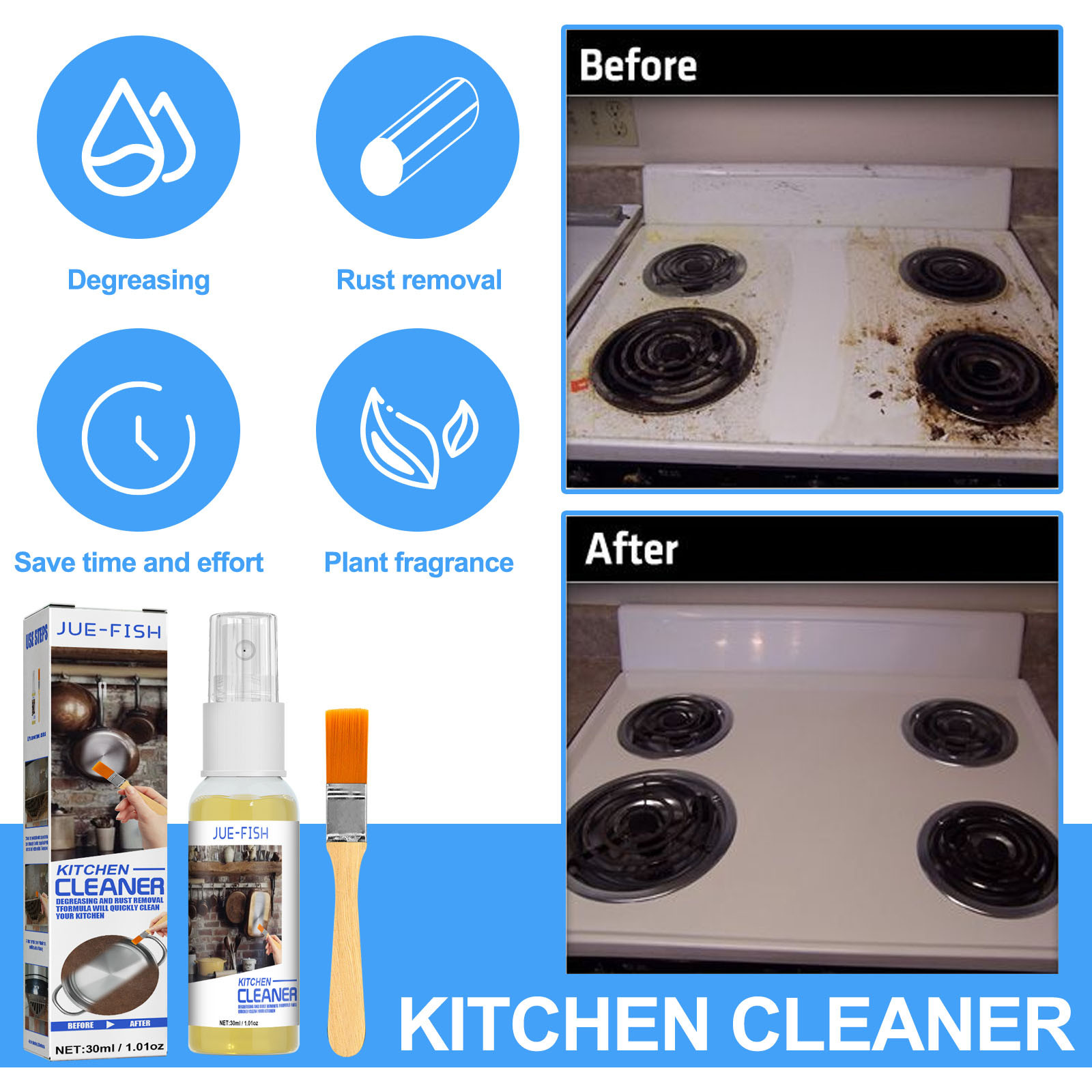 Juefish Kitchen Cleaner 30ml 史上最も激安