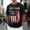 Black, variant on Men's 250th Anniversary Patriotic T-Shirt - "250 YEARS 1776-2026" American Flag Cross Print, Soft Breathable Casual Tee for Daily Wear (S-XXXL)