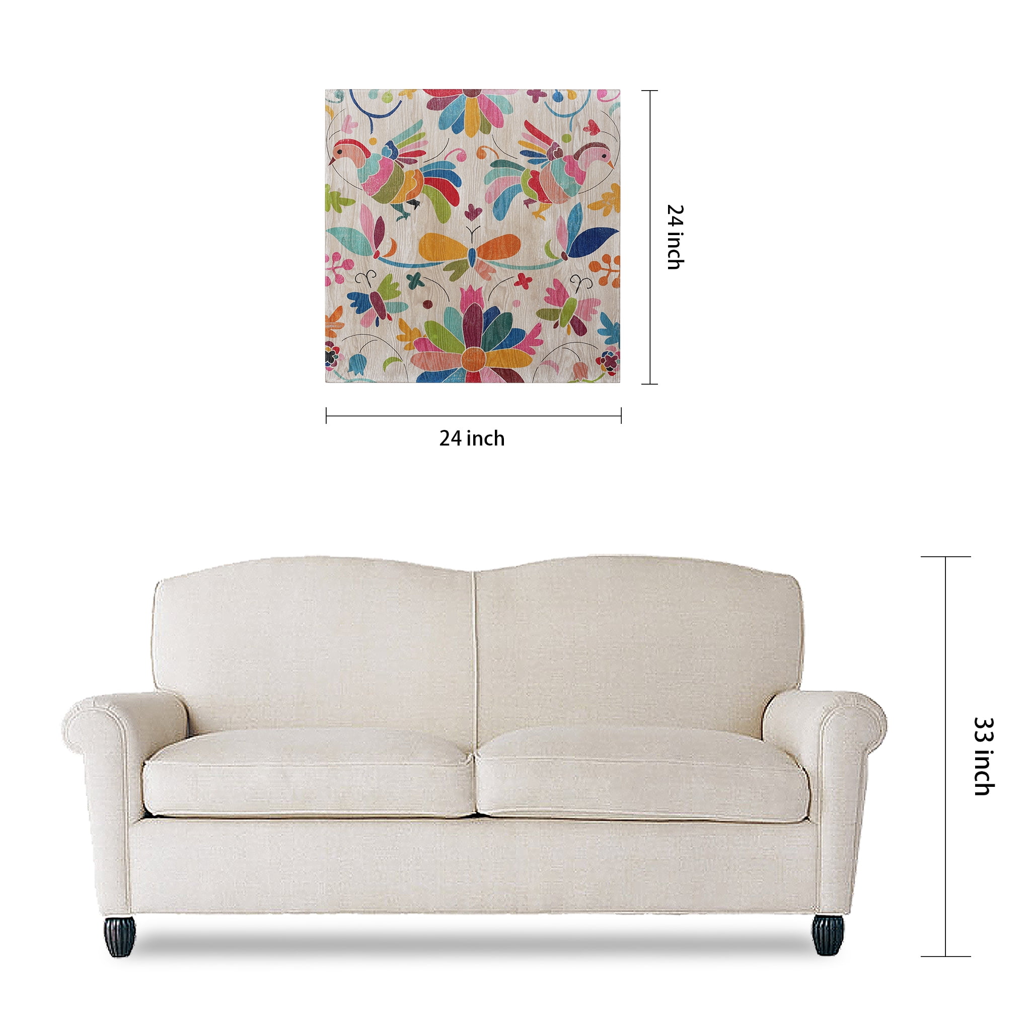 Empire Art Folklorica I & II Birds Photography, Set of 2