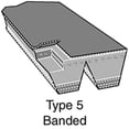 thumbnail image 2 of New Stens OEM Replacement Belt 265-329 for Toro 1-323631, 2 of 2