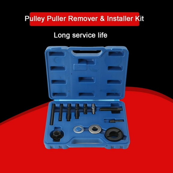 SUDEG Power Steering Pulley Puller Installer Kit for Water Pump; Vacuum Pump Pulleys Installation Remover on Most Engines