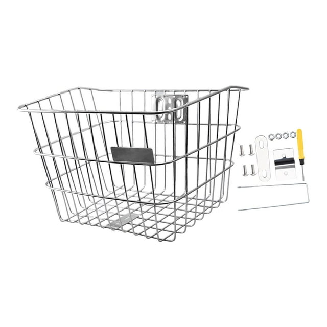 jinwen Bike Basket Mountain Bikes Sturdy Cycling Basket for Shopping Outdoor Riding B