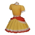 thumbnail image 3 of Women’s Princess Daisy Style Yellow Two Piece Outfit Crop Top and Skirt Wear, 3 of 6