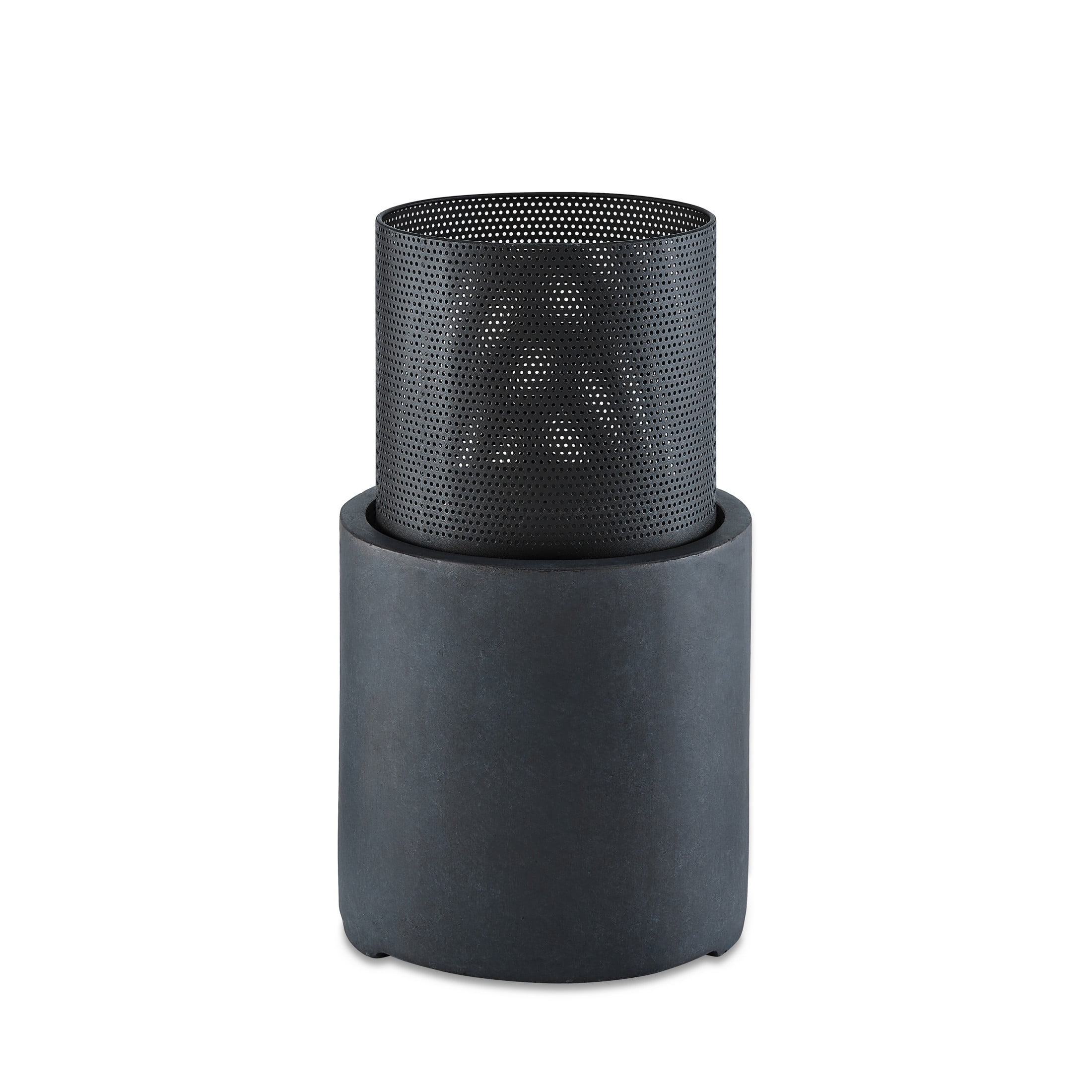 Danya B. 22" Wood Burning Faux Stone Fire Column