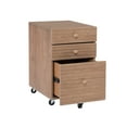 thumbnail image 6 of Powell Nixon 3-Drawer File Cabinet, Natural, 6 of 18