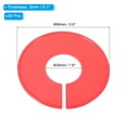 thumbnail image 2 of Uxcell 30 Paquete Divisores de Ropa para Closet Separadores Redondos en Blanco Color Rojo, 2 of 5
