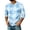 A 29#, variant on Christmas Men Crew Neck Tee Snowflake Print 3/4 Sleeve Buffalo Plaid Outfit Loose Fit Skin‑friendly Retro Tops for Party Festive B S