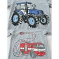 thumbnail image 3 of FEDPOP Toddler Boys Pajamas Tractor Sleepwear 100% Cotton Pjs Clothes Set 5T, 3 of 6