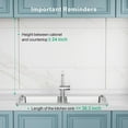thumbnail image 6 of Over The Sink Dish Drying Rack - Adjustable (26.3"-35") Dish Rack Over Sink with Upper Dual Bars, 3 Baskets, Hooks, Cutlury Holder, Large Dish Drainer Drying Rack for Kitchen Sink, Black, 6 of 7