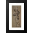 thumbnail image 2 of Swabian School 12x24 Black Modern Framed Museum Art Print Titled - Knight in Armor, Holding a Halberd (C. 1500), 2 of 5