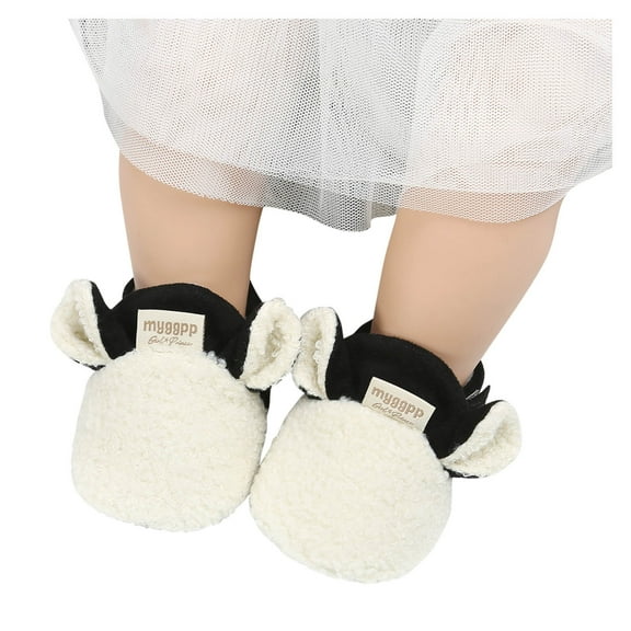 eczipvz Toddler Shoes Shoes Baby Girl Child Trainers Crawling Lamb Boy Slippers Prewalker Baby Shoes Girls Slip on (White, 0-6 Months)