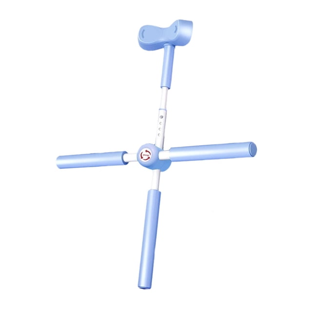 Corrección de postura de Stick gimnasta Fitness cómodos de baile de cabeza de cabeza ajustable balance en casa gimnasio abierta hacia atrás 81 cm Azul