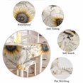thumbnail image 6 of Sunflowers Bees Tablecloth Rectangle Table Cloth 60x84 , Waterproof Tablecloth Outdoor Table Cloth, Summer Vintage Flowers Leaf Plant Washable Table Cover for Kitchen Dining Party, 6 of 8