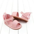 thumbnail image 5 of Aojekbee Baby Girl Summer Sandals Breathable Soft Non-Slip Sole Open Toe Shoes with 3D Bow Newborn Infant Shoes, 5 of 9