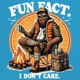 thumbnail image 3 of Bigfoot Fun Fact T-Shirt Sasquatch Hide and Seek Champ Camping Joke Women's Tee, 3 of 7