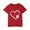 Red 05, variant on Girls Valentine's Day Shirt Short Sleeve Heart Printed Graphic Tops for Girl Summer Cotton Casual Loose Fit T-Shirt (Red 7 Years)