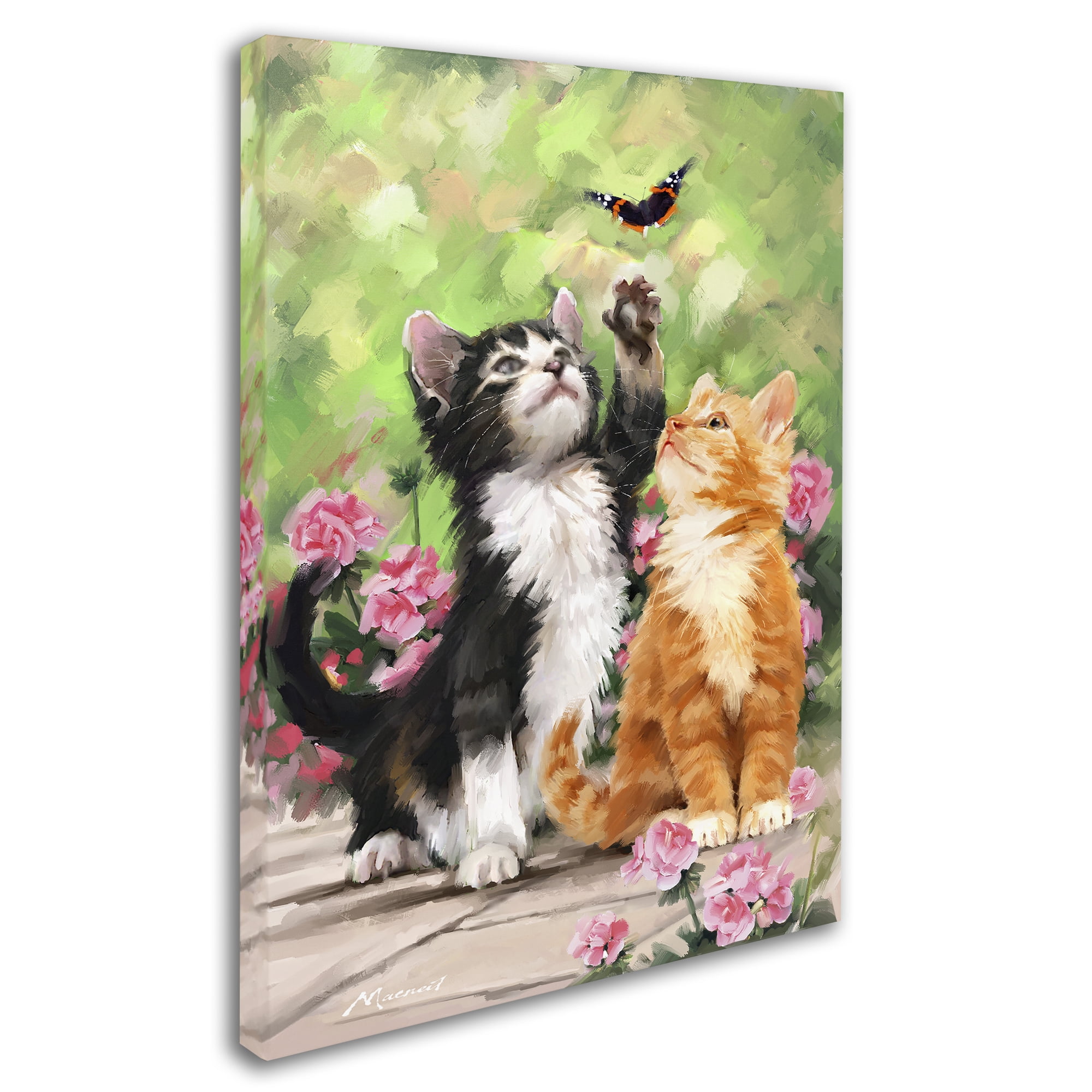 Trademark Fine Art 'Kittens II' Canvas Art by The Macneil Studio