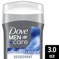 thumbnail image 2 of Dove Men+Care Deodorant Stick for Men Aluminum Free Midnight Classico with Essential Oils & Moisturizing Cream, 3 oz, 2 of 9