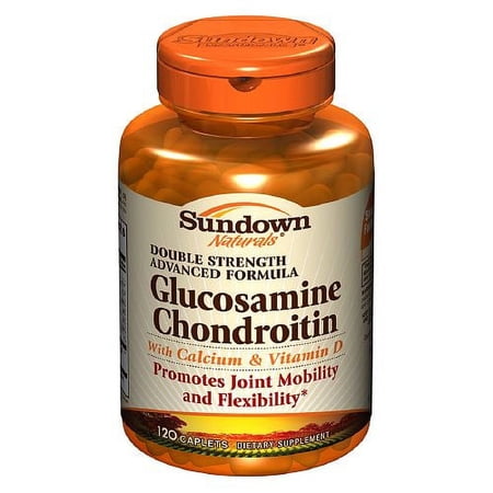 Glucosamine Chondroitin Dietary Supplement Tablets, By Sundown - 120 Tablets, 6 Pack