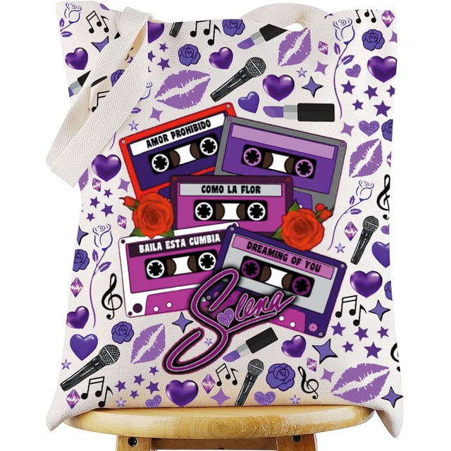 WZMPA Singer Album Tote Bag Singer Fans Gift Singer Lyric Reusable Grocery Bag Singer Merchandise