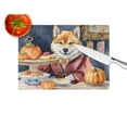 thumbnail image 4 of Carolines Treasures DAC1814LCB 15 x 12 in. Unisex Shiba Inu Fall Kitchen Pumpkins Glass Cutting Board - Large, 4 of 5