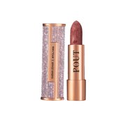 Myglamm Pout By Karan Johar Intense Matte Plumping Lipstick - Candid Pout (Coffee Brown Shade) | Highly Pigmented, Long Lasting, Lightweight, Creamy Matte Lipstick For Lip Makeup (