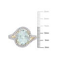 thumbnail image 2 of Everly Women's Aquamarine 14k Yellow Gold Ring, 2 of 7