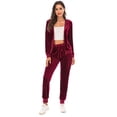 thumbnail image 1 of YTDSCS Women's Sweatshirt 2PCS Set Zip up Sweatsuit Jogger Sweatpants Tracksuit Casual Spring Autumn Outfit S-XXL, 1 of 7