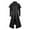 Black, variant on Kiplyki Clothes Men's Coat Medieval Standing Collar Court Clothing Standing Collar Slim Coat