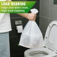 thumbnail image 4 of Amorvolat 3 Gallon/10L Garbage Bags Small Trash Bags for Bathroom, Office, Bedroom, Kitchen, 120 Count,White, 4 of 9