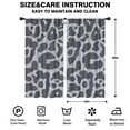 thumbnail image 2 of Blackout Kids Curtains,White and Black Of Leopard Print Childrens Insulated Curtains Set Of 2,Bedroom Essentials,Toddler Room Decor 42"x84", 2 of 5