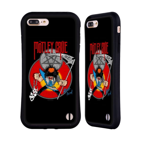 Head Case Designs Officially Licensed Motley Crue Key Art Allister Hybrid Case Compatible with Apple iPhone 7 Plus / iPhone 8 Plus