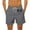 Gray, variant on WAVSUF Summer Drawstring Shorts for Mens Elasticity Short Pants Fashionable Casual Black Size 4XL