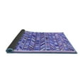 thumbnail image 2 of Ahgly Company Indoor Square Abstract Blue Contemporary Area Rugs, 3' Square, 2 of 4