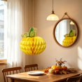 thumbnail image 4 of Clearance Under $1 Thanksgiving Pumpkin Honeycomb Decor Fall Hanging Paper Pumpkin Ornament, 4 of 5