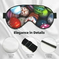 thumbnail image 3 of Uemuo Easter Egg Pattern Sleep Eye Mask - Light Blocking Sleep Mask Blocking Out Light Perfectly, Soft and Comfortable Night Eye Mask, Eye Blinder, 3 of 7