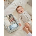 thumbnail image 7 of Gilysido Floral Diaper Caddy Organizer, Cotton Baby Basket, Gift for Baby Shower, Newborn Essentials, Blue Floral, 7 of 7