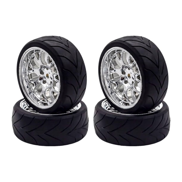 Neumáticos de rueda 1/10 1//14 1/16, de rueda de 12mm para coches de , camiones, piezas de mejora DIY Macarena ruedas de oruga rc