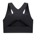 thumbnail image 4 of CHOK Women‘s Full Figure Front Closure Wirefree Jacquard Back Support Posture Bras Gray 2XL, 4 of 6