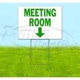 thumbnail image 1 of Meeting Room Down (18" x 24") Yard Sign, Includes Metal Step Stake, 1 of 6