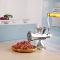 Kitchen Stainless Steel Color Meat Grinder No. 5 Household Work Manual
