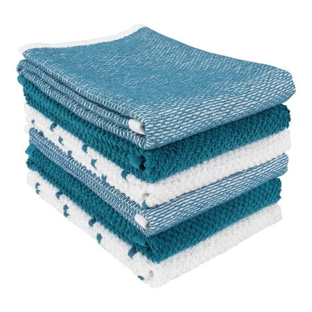 KAF Home Ayesha Curry Mixed Kitchen Towel Set | Set of 6 Terry Towels | Perfect for Spills, Drying Dishes, and Cooking (Dragon Fly)