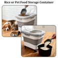 thumbnail image 4 of Contenedor de Almacenamiento de Alimentos JBESUHI para Arroz/Comida para Mascotas 9-14 kg, 4 of 7