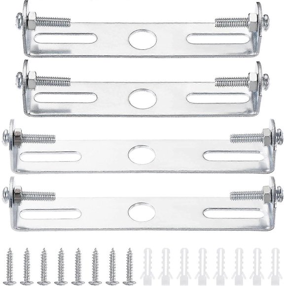 Pack Of 4 Ceiling Light Plate, 90mm 104mm Two Size Lighting Fixture Mounting Bracket