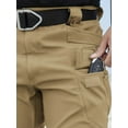 thumbnail image 4 of 1pc Men's Heavy-Duty Winter Tactical Pants with Thermal, Multi-Pocket Windproof Snowproof Cargo Pants Suitable for Outdoor Hiking, Hunting, Fishing, Winter Activities - Belt Not Included, 4 of 6